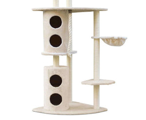 170cm XL Multi Level Cat Scratching Tower - Beige