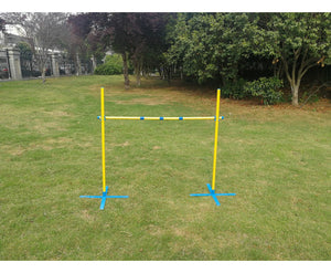 Portable Dog Training Jump Bar Agility Post