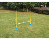 Portable Dog Training Jump Bar Agility Post