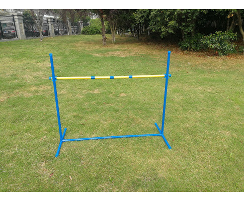 4x Portable Dog Training Jump Bar Agility Post