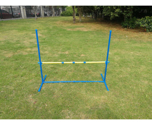 4x Portable Dog Training Jump Bar Agility Post