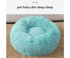 Round Dog Bed Sleeping Nest - Verdant Green