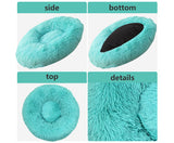 Round Dog Bed Sleeping Nest - Verdant Green