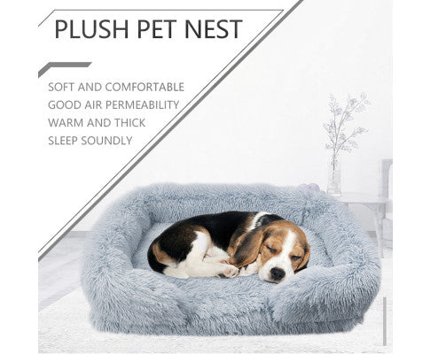 Removable Dog Bed Plush - Gradual Gray