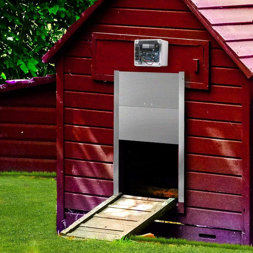 Automatic Chicken Coop Door Opener and Closer with Timer and Sensor