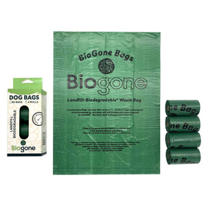 Bio-Gone Biodegradable Dog Poo Bags - 4 Roll (80 bags Per Roll)