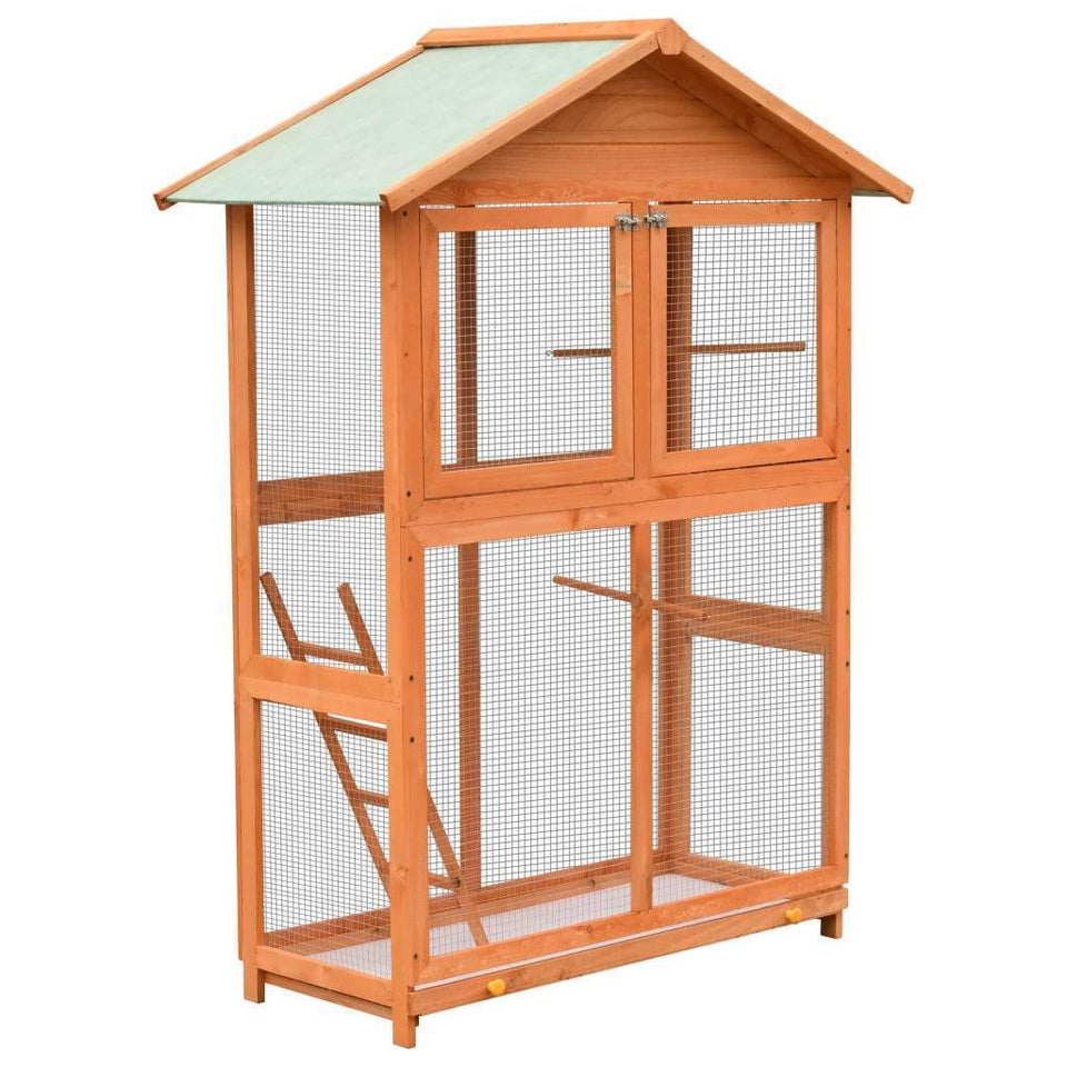 Bird Cage & Parrot Cage Supplies 168cm Solid Pine Bird Cage