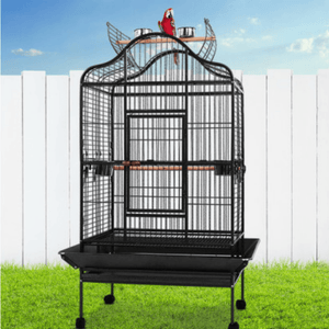 Bird Cage & Parrot Cage Supplies Extra Large Bird Cage - Black