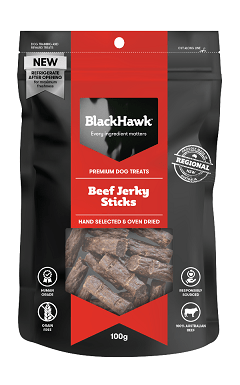 Black Hawk Dog Treats -  Beef Jerky Sticks