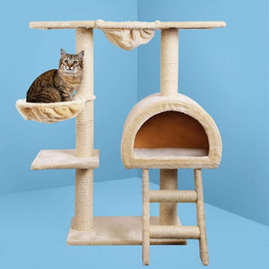 Cat Scratching Post Specialists | Cat Scratcher Trees & Poles 100cm Cat Scratching Post / Tree / Pole - Beige