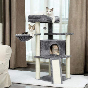Cat Scratching Post Specialists | Cat Scratcher Trees & Poles 106cm Cat Scratching Post / Tree / Pole - Grey