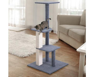 Cat Scratching Post Specialists | Cat Scratcher Trees & Poles 124cm Cat Scratching Post / Tree / Pole - Grey