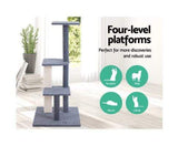 Cat Scratching Post Specialists | Cat Scratcher Trees & Poles 124cm Cat Scratching Post / Tree / Pole - Grey