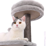 Cat Scratching Post Specialists | Cat Scratcher Trees & Poles 145cm Cat Scratching Post / Tree / Pole - Grey Wood