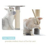 Cat Scratching Post Specialists | Cat Scratcher Trees & Poles 161cm Cat Scratching Post / Tree / Pole - Grey