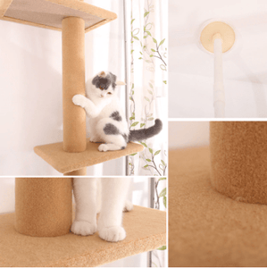 Cat Scratching Post Specialists | Cat Scratcher Trees & Poles 228cm Floor To Ceiling Cat Scratching Post / Tree / Pole - Beige
