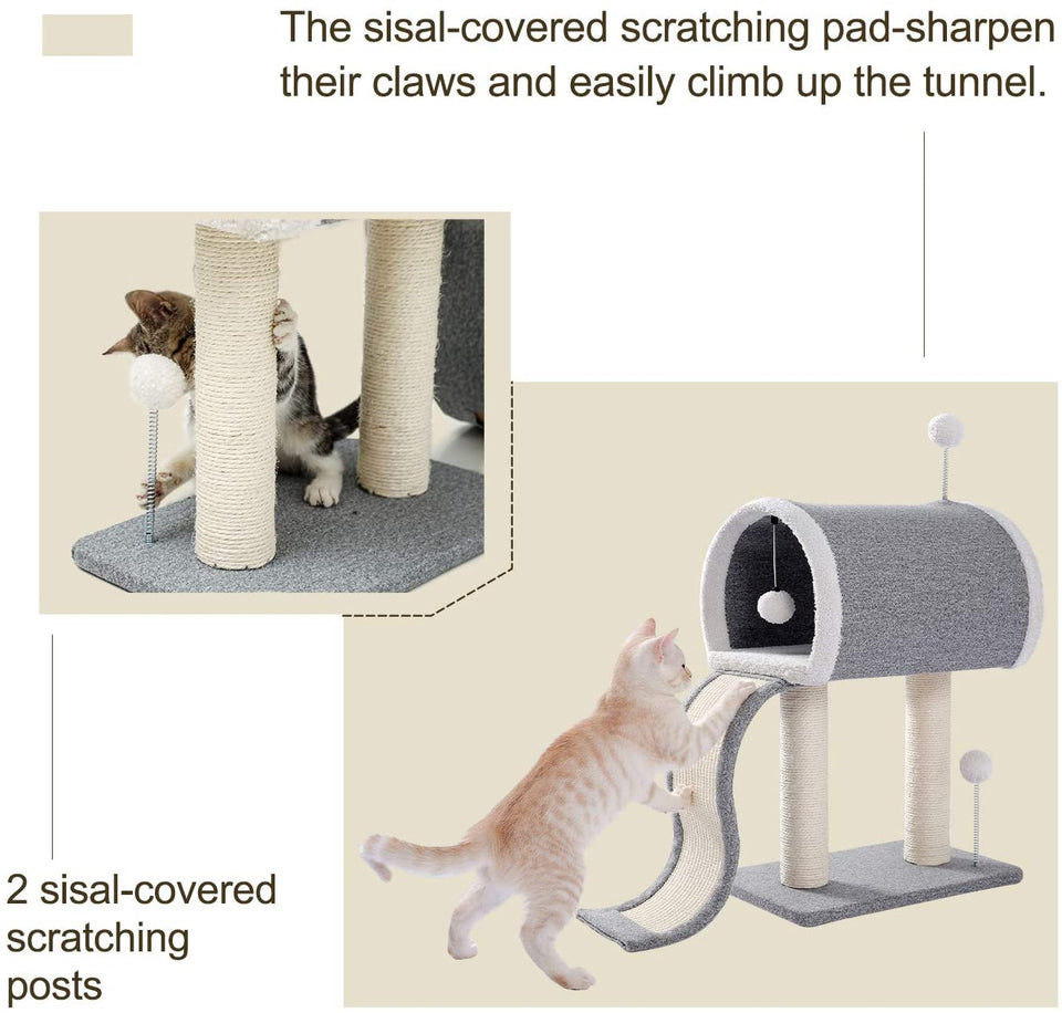 Cat Scratching Post Specialists | Cat Scratcher Trees & Poles 53.5cm Cat Scratching Post / Tree / Pole - Grey