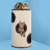 Cat Scratching Post Specialists | Cat Scratcher Trees & Poles 70cm Cat Scratching Post / Tree / Pole - Grey & White