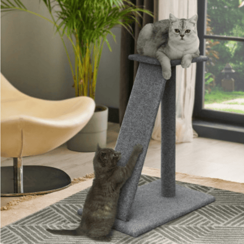 Cat Scratching Post Specialists | Cat Scratcher Trees & Poles 82cm Cat Scratching Post / Tree / Pole - Grey