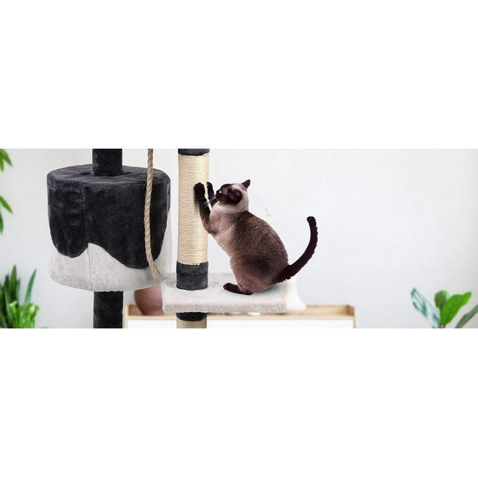 Cat Scratching Post Specialists | Cat Scratcher Trees & Poles Cat Scratching Post / Tree / Pole - White and Grey