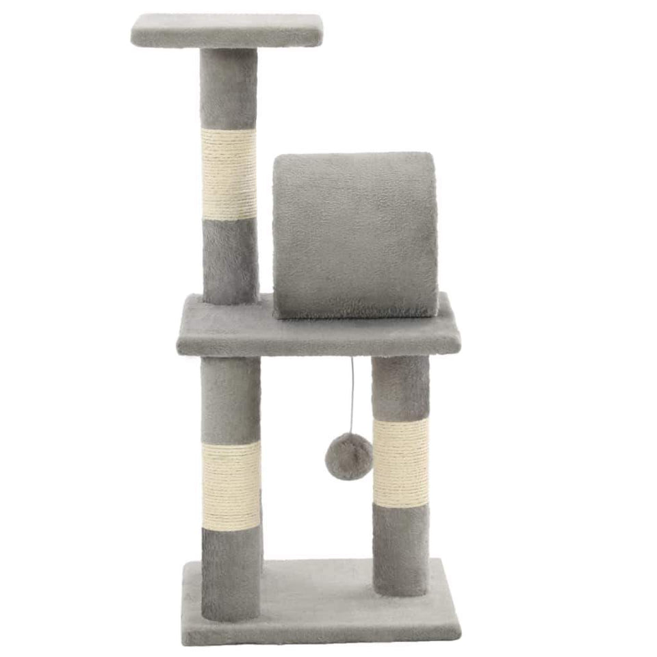 65cm Cat Scratching Post / Tree / Pole - Grey