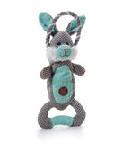 Charming Pet Scrunch Bunch & Squeak Dog Toy - Bunny