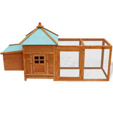 Chicken Coop, Backyard Chicken House, Rabbit Hutch & Rabbit Cage 100cm Outdoor Chicken Coop & Rabbit Hutch