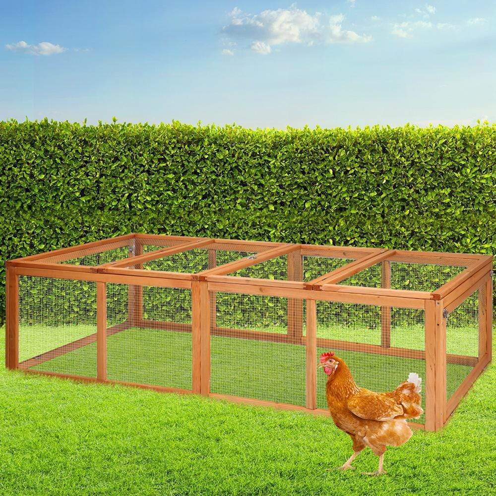 Chicken Coop, Backyard Chicken House, Rabbit Hutch & Rabbit Cage 180cm Chicken Coop & Rabbit Hutch