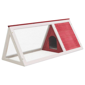 Chicken Coop, Backyard Chicken House, Rabbit Hutch & Rabbit Cage 41cm Chicken Coop & Rabbit Hutch - Red Wood