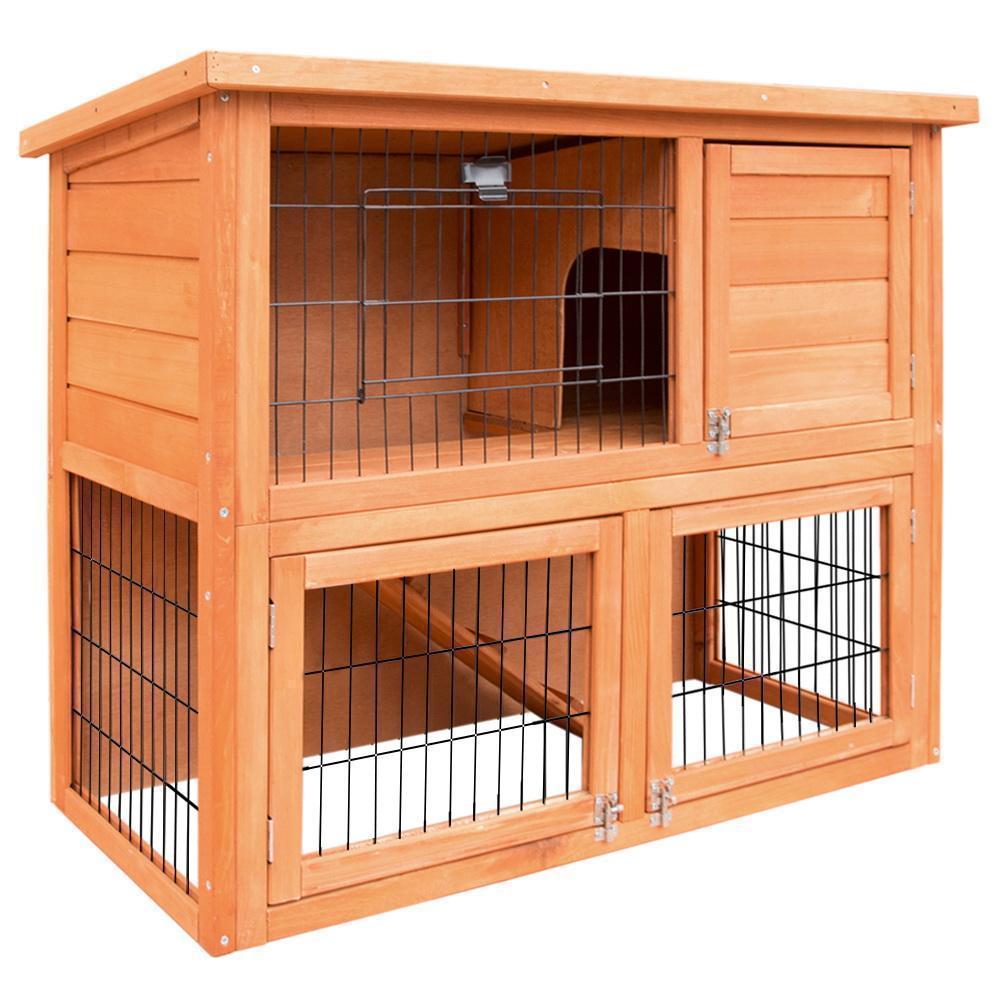 Chicken Coop, Backyard Chicken House, Rabbit Hutch & Rabbit Cage 93cm Tall Chicken Coop & Rabbit Hutch - Wood