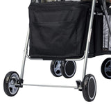 Dog and Cat Foldable Large Stroller - Black