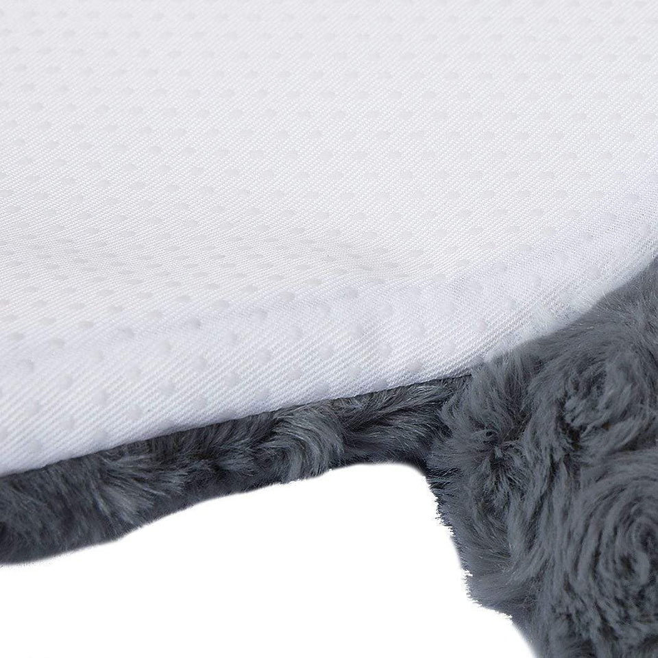 Dog & Cat Calming Cushion Bed - Charcoal