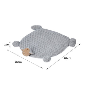 Dog & Cat Calming Cushion Bed - Grey