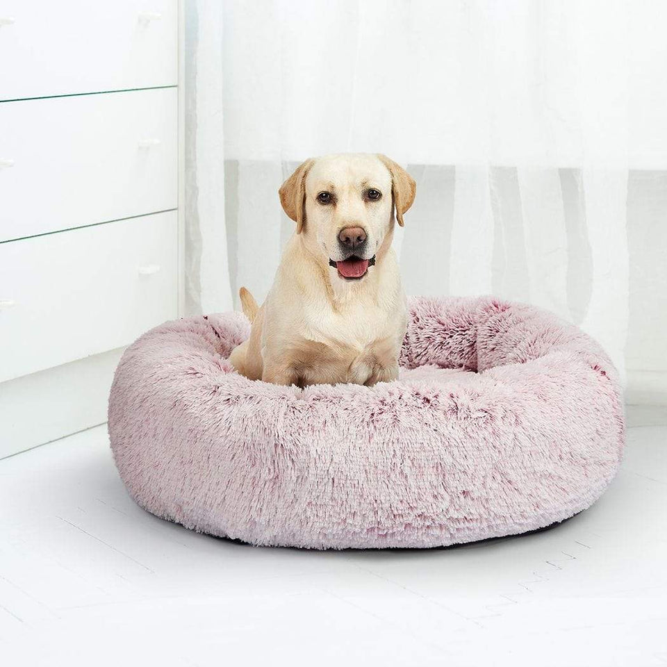 Dog & Cat Donut Bed - Pink