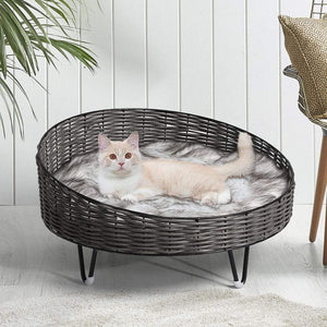 Dog & Cat Nest Bed - Grey