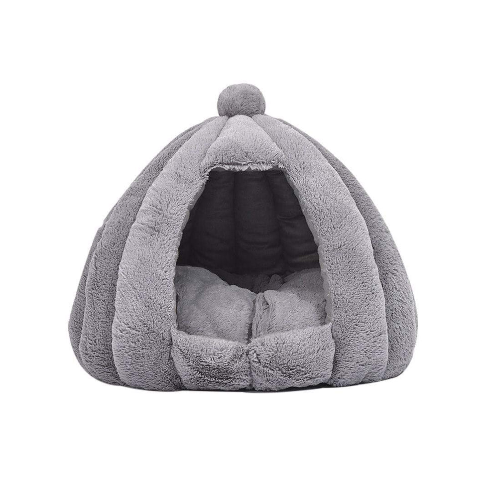 Dog & Puppy Bed Specialists | Dog & Puppy Beds, Trampolines & Mats Cat & Dog Igloo Pet Bed - Grey