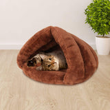 Pet Care Cave Pet Bed - Brown