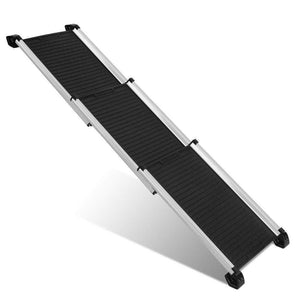 Dog & Puppy Bed Specialists | Dog & Puppy Beds, Trampolines & Mats Deluxe Aluminium Foldable Pet Ramp - Black