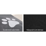 Pet Care Large Washable Canvas Pet Bed - Grey