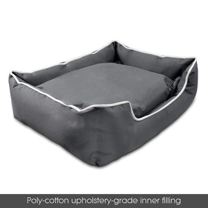 Pet Care Large Washable Pet Bed - Grey