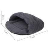 Pet Care Medium Cave Pet Bed - Grey