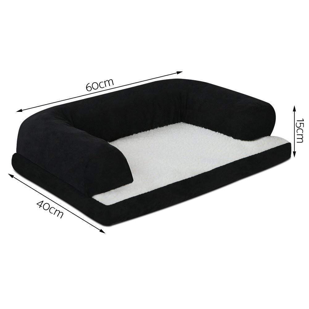 Medium Fleece Pet Bed - Black – Direct To Pet