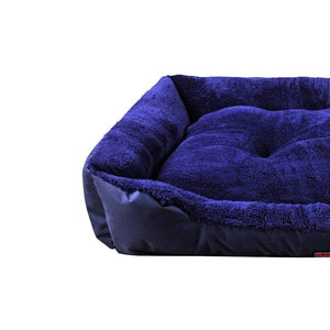 Dog & Puppy Bed Specialists | Dog & Puppy Beds, Trampolines & Mats Plush Dog Bed - Blue
