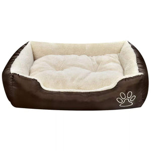 vidaXL Warm Dog Bed with Padded Cushion S