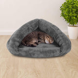 Pet Care Washable Cave Pet Bed - Grey