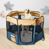 Dog & Puppy Playpen - Blue