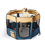 Dog & Puppy Playpen - Blue