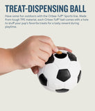 Durable Treat Dispensing & Fetch Dog Toy - Soccer Ball