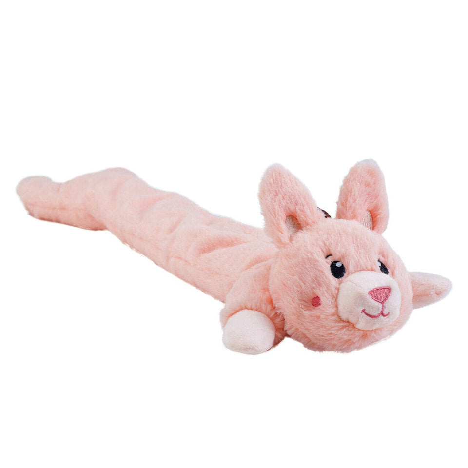 Extra Long 75cm Plush Squeaker Dog Toy - Rabbit