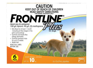 Frontline Plus Small 0.67mL (6 Pack)
